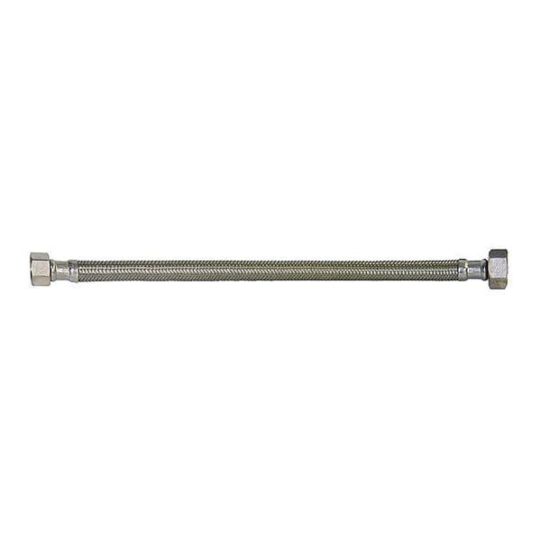 Faucet Supply Line, 1/2x1/2, 20in.L