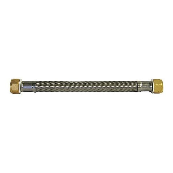 Water Heater Supply Line, 3/4x3/4, 18in.L