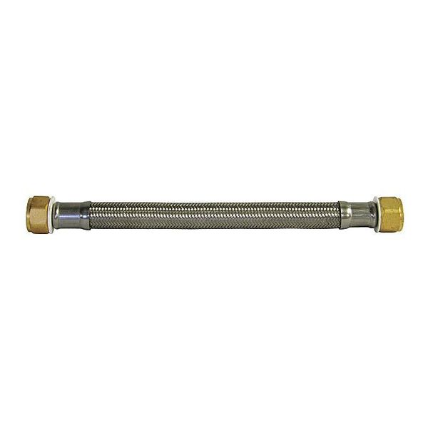 Water Heater Supply Line, 3/4x3/4, 24in.L