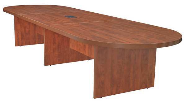 Race Track Conference Table, 52 in X 14 ft X 29 in, Laminate Top