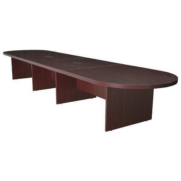 Race TrackLegacy Modular Conference Tables, 216X52X29, WoodTop