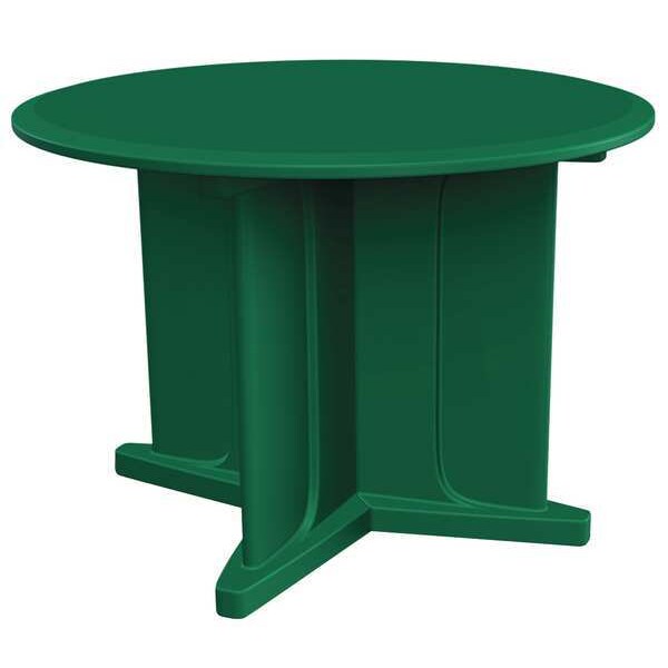 Round Utility Table, 42 in X 42 in X 31 in, Plastic Top