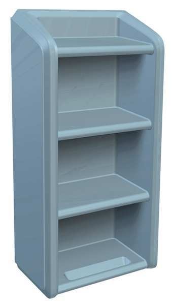 Shelving Unit, Series Endurance Polyethylene Blue and Gray