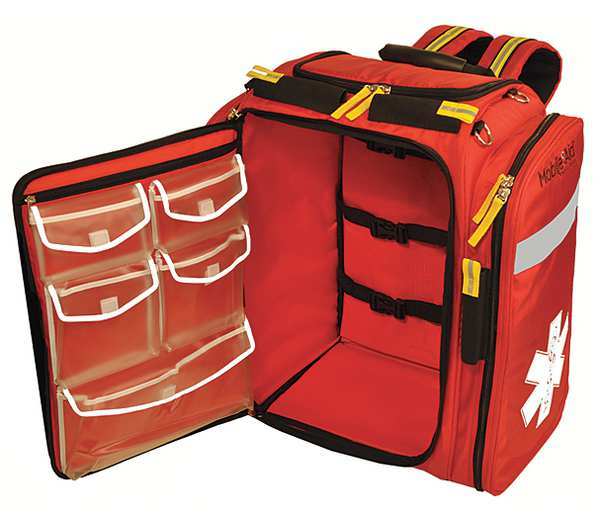 AED Backpack, Kit, Nylon Case, Red