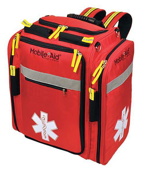 AED Backpack, Kit, Nylon Case, Red