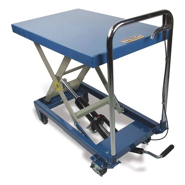 Scissor Lift Cart, 660 lb. Cap, 20-1/2