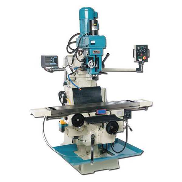 Vertical Mill, 3Phase, 220V, 12 x 58In