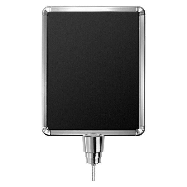 Sign Frame, Polished Chrome, 11