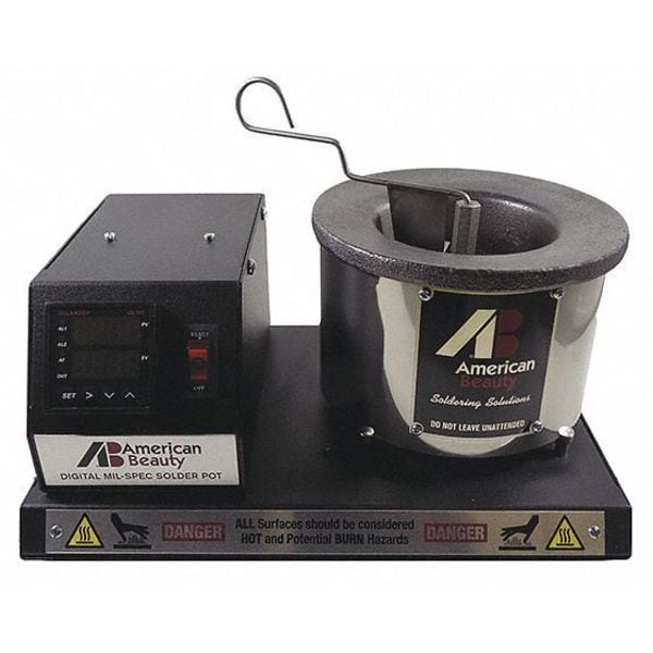 Solder Pot, Digital, Mil-Spec, 3 lb.