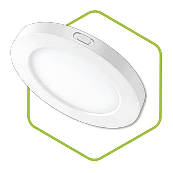 Light, LED, Rnd, Mn-Pan, 9