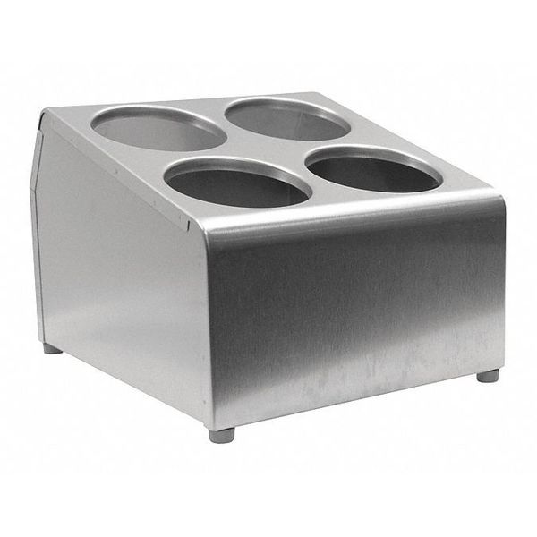 Flateware Holders, SS, 4 Compartments