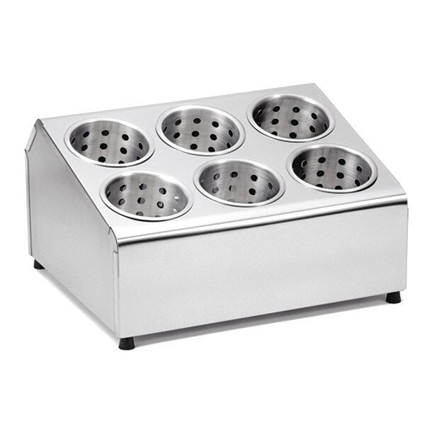 Flateware Holders, SS, 6 Compartments