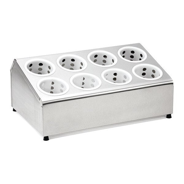 Flateware Holders, SS, 8 Compartments