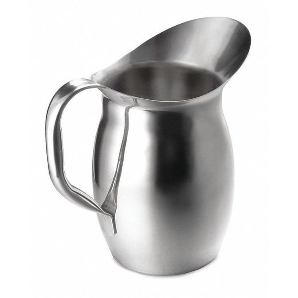 Water Pitcher, Stainless Steel, 3 qt.