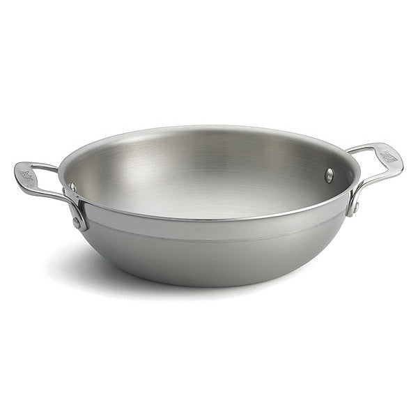 Tri-Ply Wok, 2 Handles, 9.5Dia x 3