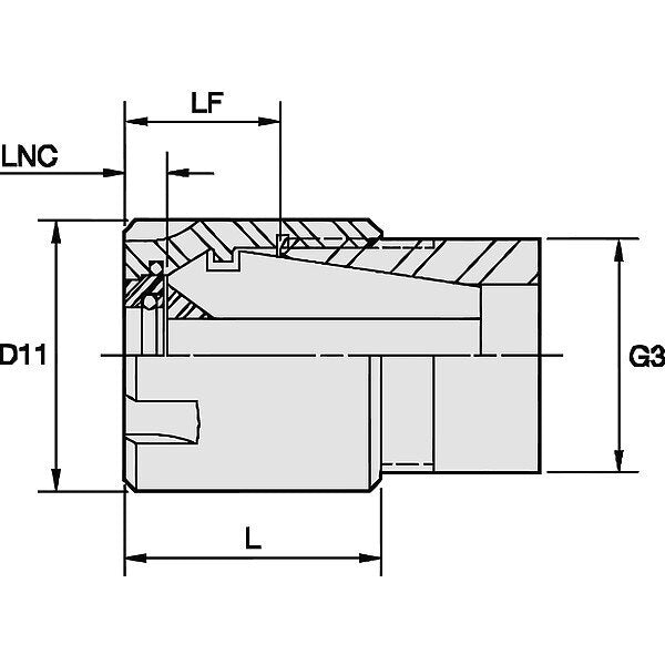 Shrink Fit Tool Holder, U3, HSK63F
