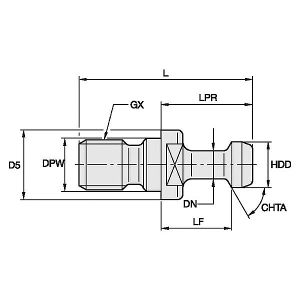 Retention Knob, 14.95mm, M16