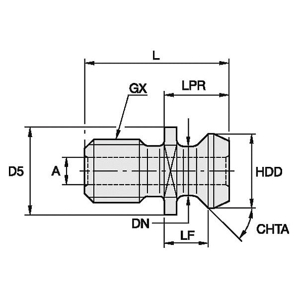 Retention Knob, 28.96mm, 1