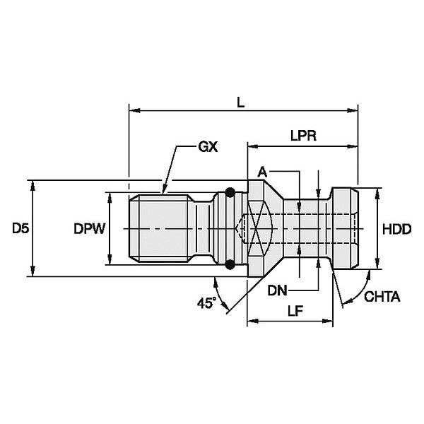 Retention Knob, 18.97mm, M16