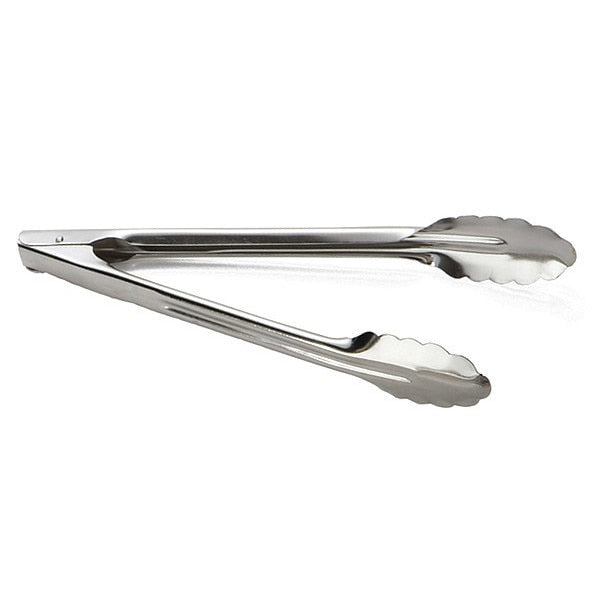 Utility Tongs, Stainless Steel, 12