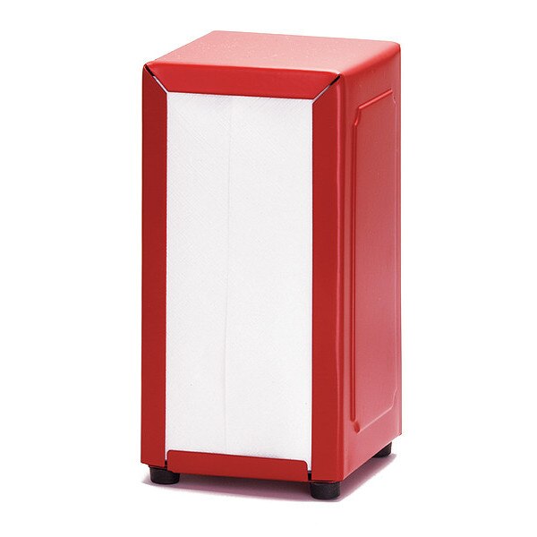 Tall-Fold, Red Napkin Dispenser, PK12
