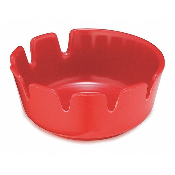Deepwell Ashtray, Red, PK12