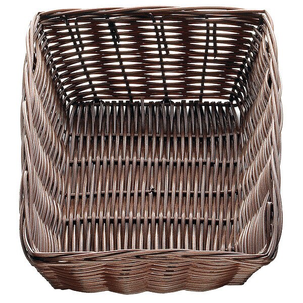 Handwoven, Rectangular Basket, Brown, PK12
