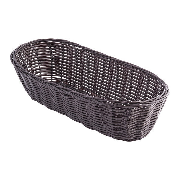 Handwoven, Oblong Basket, Brwn, PK12