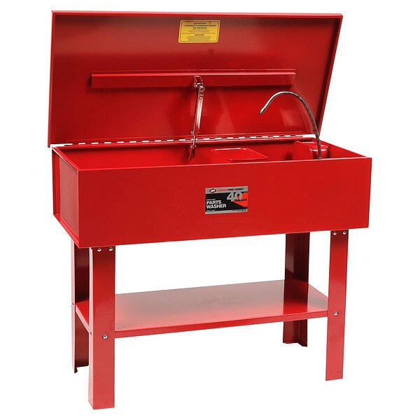 Parts Washer, Capacity 40 gal, Water-Based
