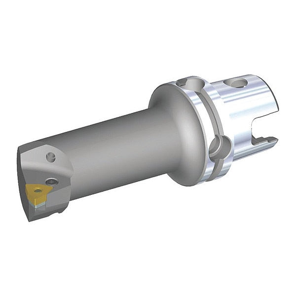 Indexable Cutting Head Unit, KM63TSS25KPWLNR08, 164.95mm L, Trigon Insert Shape