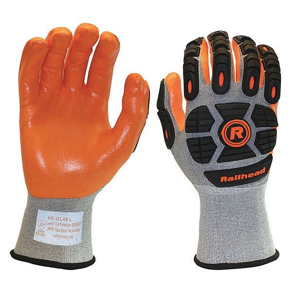 Cut Resistant Impact Coated Gloves, A3 Cut Level, Nitrile, XS, 1 PR