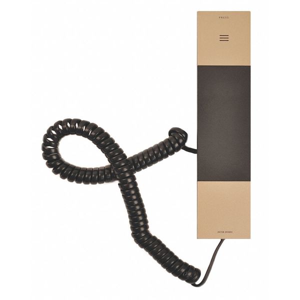 Telephone, Sngl Line Trimline, Gold/Black