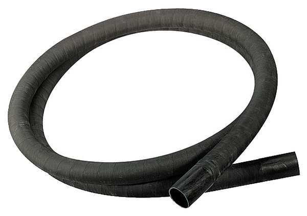 Vacuum Hose, 2 in dia., 16 ft., Black