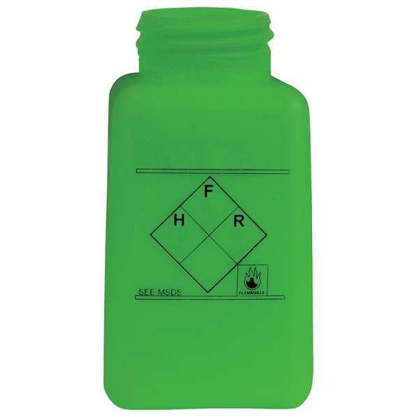 Graduated ESD Bottle, 6 oz., HDPE, Green