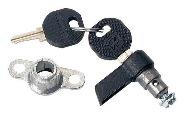Knob Latch, Wing, Die Cast, Black, Type 12
