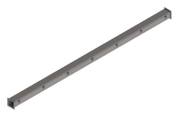 Feed-Through Wireway, 10 ft., 4inWx4inH