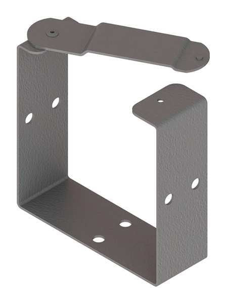 U-Connector, Comm, Steel, 4in. H x 4in. L