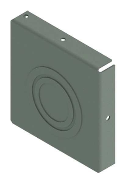 Closure Plate, Wireway, Steel, 4in.Hx4in.L