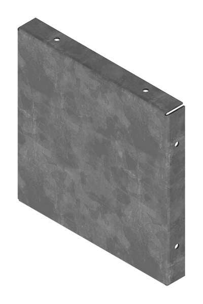 Closure Plate, Wireway, Steel, 6in.Hx6in.L