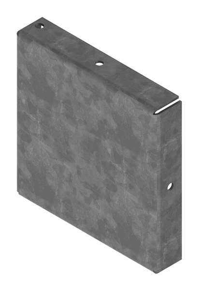 Closure Plate, Wireway, Steel, 4in.Hx4in.L