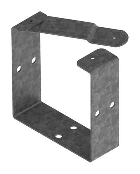 U-Connector, Comm, Steel, 4in. H x 4in. L