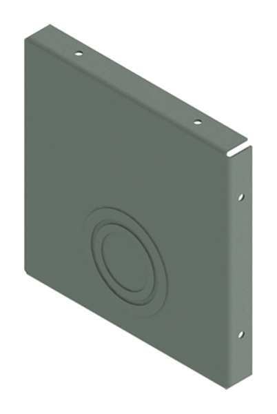 Closure Plate, Wireway, 2.50in.Hx2.50in.L