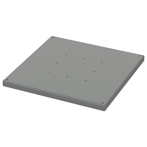 Pedestal Base, ANSI 61 Gray, 18in.Hx18in.L