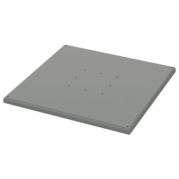 Pedestal Base, ANSI 61 Gray, 24in.Hx24in.L