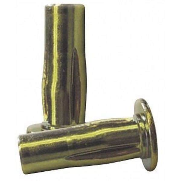 Rivet Nut, M6-1.00 Thread Size, 160.38 mm Flange Dia., 25.4 mm L, Steel, 10 PK