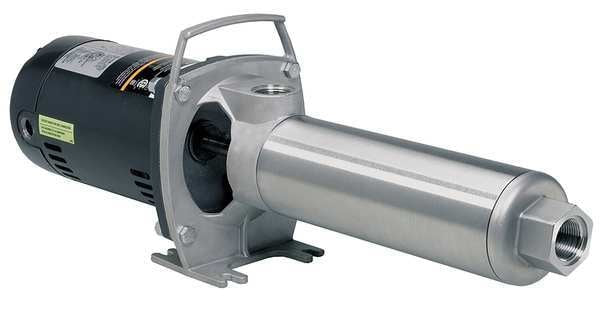 Multi-Stage Booster Pump, 1/2 hp, 120/240V AC, 1 Phase, 1 in NPT Inlet Size, 8 Stage