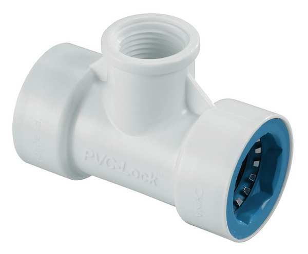 Tee, 3/4 in. Tube x 1/2 in. FPT, 150 psi