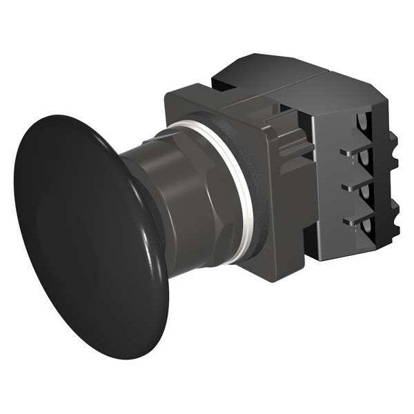 Non-Illuminated Push Button, 30 mm, 2NO, Black