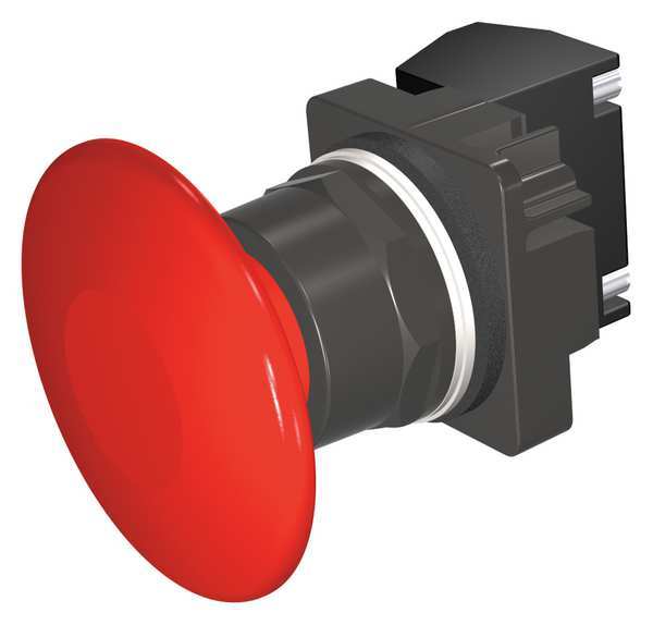 Non-Illuminated Push Button, 30 mm, 1NO, Red