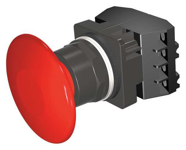 Non-Illuminated Push Button, 30 mm, 2NO, Red